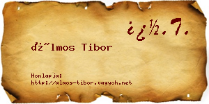 Álmos Tibor névjegykártya